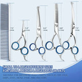 New Safty Pet Grooming Scissors Round Head Professional Stainless Steel Scissors for Cutting Dog Hair Pets Shears