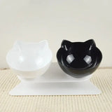 Non-Slip Double Cat Bowls with Raised Stand - Food & Water Feeder - Dog bows and dishes