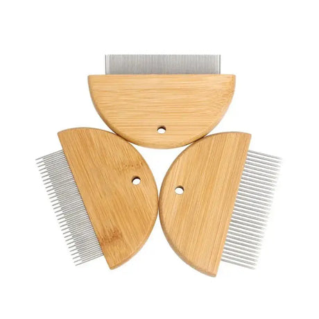 Pet Dematting Comb Stainless Steel Hair Remover Comb Cat Dog Brush for Remove Loose Undercoat Tangles Pet Grooming