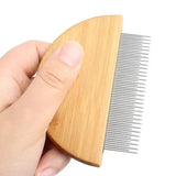 Pet Dematting Comb Stainless Steel Hair Remover Comb Cat Dog Brush for Remove Loose Undercoat Tangles Pet Grooming