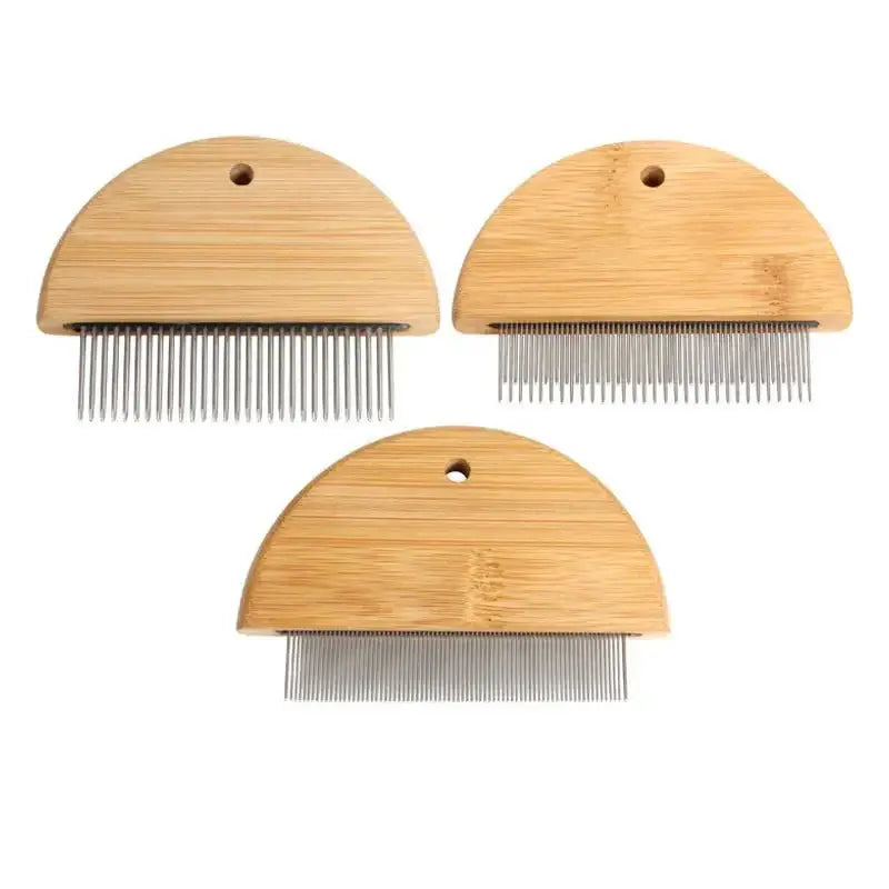 Pet Dematting Comb Stainless Steel Hair Remover Comb Cat Dog Brush for Remove Loose Undercoat Tangles Pet Grooming