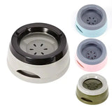 Pet Dog Bowls Floating Not Wetting Mouth Cat Bowl No Spill Drinking Water Feeder Portable Anti-Over Dog Bowl Cat Dog