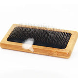 Pet Dog Brush Bamboo Comb Shedding Hair Remove Needle Cat Brush Combs Grooming Tool For Dog Pet Cleaning Supplies