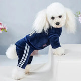 Pet Dog Jumpsuit - Warm Velvet Pajamas for Small Dogs & Puppies - Zoo Bestie Online Shop