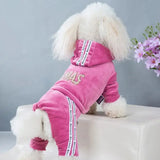 Pet Dog Jumpsuit - Warm Velvet Pajamas for Small Dogs & Puppies - Zoo Bestie Online Shop