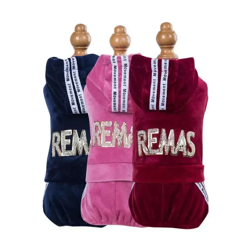 Pet Dog Jumpsuit - Warm Velvet Pajamas for Small Dogs & Puppies - Zoo Bestie Online Shop