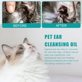 Pet Ear Cleaner Mites Control Relieve Itching Against Puppy Infection Remove Cat Ear Mite Odor Mild Wash Dog Ear