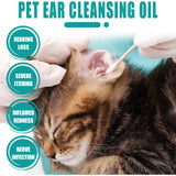 Pet Ear Cleaner Mites Control Relieve Itching Against Puppy Infection Remove Cat Ear Mite Odor Mild Wash Dog Ear