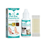 Pet Ear Cleaner Mites Control Relieve Itching Against Puppy Infection Remove Cat Ear Mite Odor Mild Wash Dog Ear