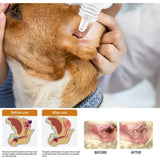 Pet Ear Cleaner Mites Control Relieve Itching Against Puppy Infection Remove Cat Ear Mite Odor Mild Wash Dog Ear