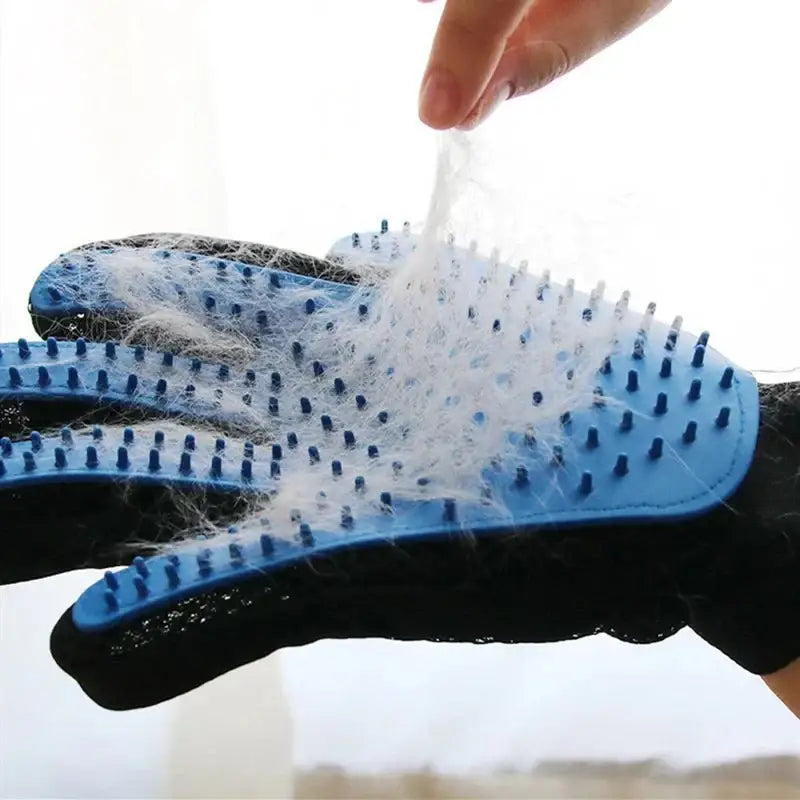 Pet Glove Cat Grooming Glove Cat Hair Deshedding Brush Gloves Dog Comb for Cats Bath Hair Remover Clean Massage Brush