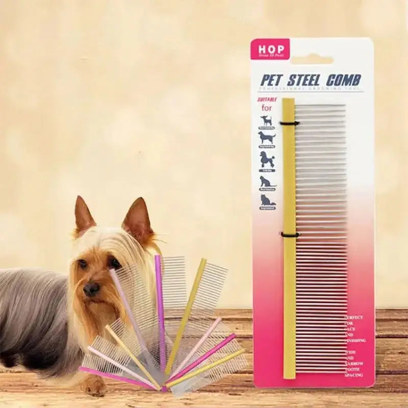 Pet Hair Removal Comb For Dog Brush Cat Fur Trimming Dematting Deshedding Brush Grooming Tool For Long Hair Pet Dog