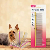 Pet Hair Removal Comb For Dog Brush Cat Fur Trimming Dematting Deshedding Brush Grooming Tool For Long Hair Pet Dog