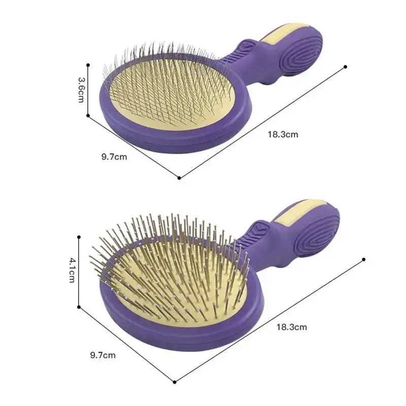 Pet Hair Removal Comb Stainless Steel Cat Cleaning Brush for Cats Dogs Hair Remover Comb Pet Grooming Tool Cat Dog