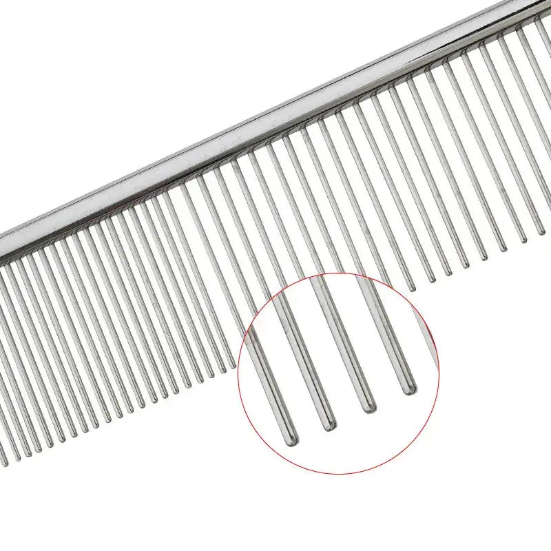 Pet Hair Removal Comb Stainless Steel Pet Grooming Comb Removes Loose Knotted Hair Dog Cat Cleaning Tools Beauty Dog