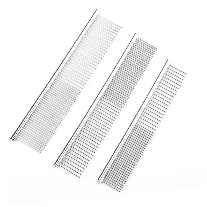 Pet Hair Removal Comb Stainless Steel Pet Grooming Comb Removes Loose Knotted Hair Dog Cat Cleaning Tools Beauty Dog