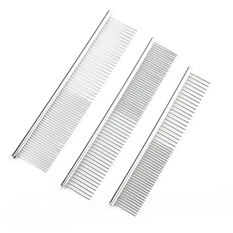 Pet Hair Removal Comb Stainless Steel Pet Grooming Comb Removes Loose Knotted Hair Dog Cat Cleaning Tools Beauty Dog