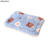 Plush Dog Bed Mat Cat Beds for Small Medium Dogs Flannel Puppy Cushion Super Soft Claming Dog Beds Mascotas Cama Perro