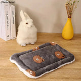 Plush Dog Bed Mat Cat Beds for Small Medium Dogs Flannel Puppy Cushion Super Soft Claming Dog Beds Mascotas Cama Perro