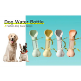 Portable Dog Water Bottle with Poop Bag Dispenser - Leak-Proof & Perfect for Travel Walking Hiking! 🐾 - Dog bows