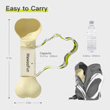 Portable Dog Water Bottle with Poop Bag Dispenser - Leak-Proof & Perfect for Travel Walking Hiking! 🐾 - Dog bows