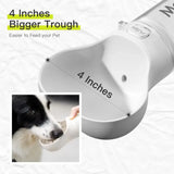 Portable Dog Water Bottle with Poop Bag Dispenser - Leak-Proof & Perfect for Travel Walking Hiking! 🐾 - Dog bows