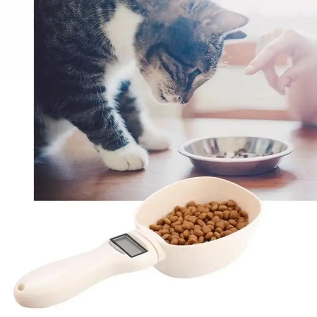 Portable Pet Food Scale Cup - LED Display Measuring Scoop 800g/1g - Pet Digital Scale Measuring Spoon