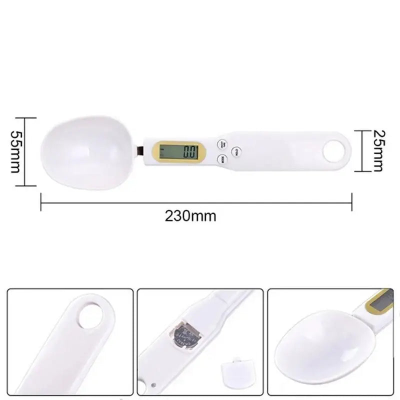 Portable Pet Food Scale Cup - LED Display Measuring Scoop 800g/1g - Pet Digital Scale Measuring Spoon