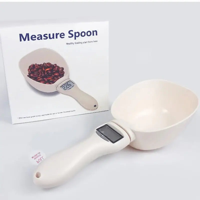 Portable Pet Food Scale Cup - LED Display Measuring Scoop 800g/1g - Pet Digital Scale Measuring Spoon