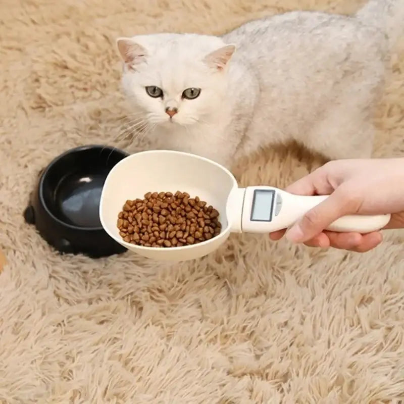 Portable Pet Food Scale Cup - LED Display Measuring Scoop 800g/1g - Pet Digital Scale Measuring Spoon