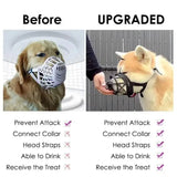 Premium Adjustable Dog Muzzle Comfort Meets Control – The Ultimate Solution for Your Furry Friend - Dog Muzzle