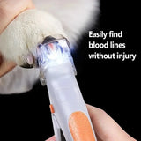 Professional Pet Nail Clipper Scissors With LED Light Cat Dog Nail Clippers Tool Scissors Nail Toeclaw Cutter Scissors