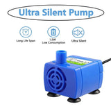 Quiet Cat Water Pump Filter | Low Power Anti-Dry Replacement - No-LED - Water Dispenser