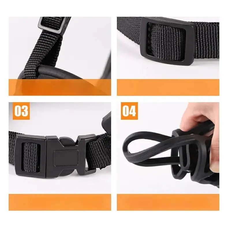 Reflective Big Dog Muzzle - Prevent Biting Barking Eating - Dog Muzzle