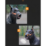 Reflective Big Dog Muzzle - Prevent Biting Barking Eating - Dog Muzzle