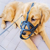 Reflective Big Dog Muzzle - Prevent Biting Barking Eating - Dog Muzzle