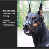 Reflective Big Dog Muzzle - Prevent Biting Barking Eating - Dog Muzzle