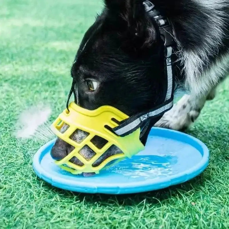 Reflective Big Dog Muzzle - Prevent Biting Barking Eating - Dog Muzzle