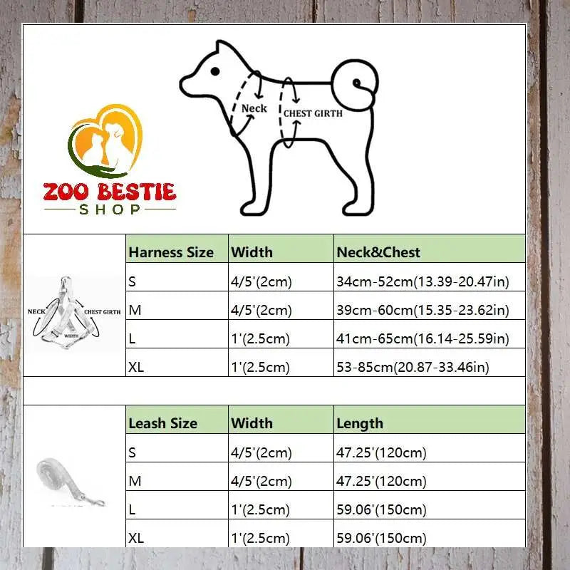 Fashionable Pink Dog Leash and Dog Harness - Zoo Bestie Online Shop