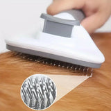 Self-cleaning Dog Hair Brush Pet Hair Remover Brush And Dematting Comb For Dogs And Cats Grooming Tool For Easy