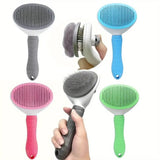 Self-cleaning Dog Hair Brush Pet Hair Remover Brush And Dematting Comb For Dogs And Cats Grooming Tool For Easy