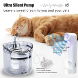 Smart Cat Water Fountain - Infrared Sensor USB Flower Design 🌸 - Dog automatic waterers