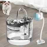 Smart Cat Water Fountain - Infrared Sensor USB Flower Design 🌸 - Dog automatic waterers