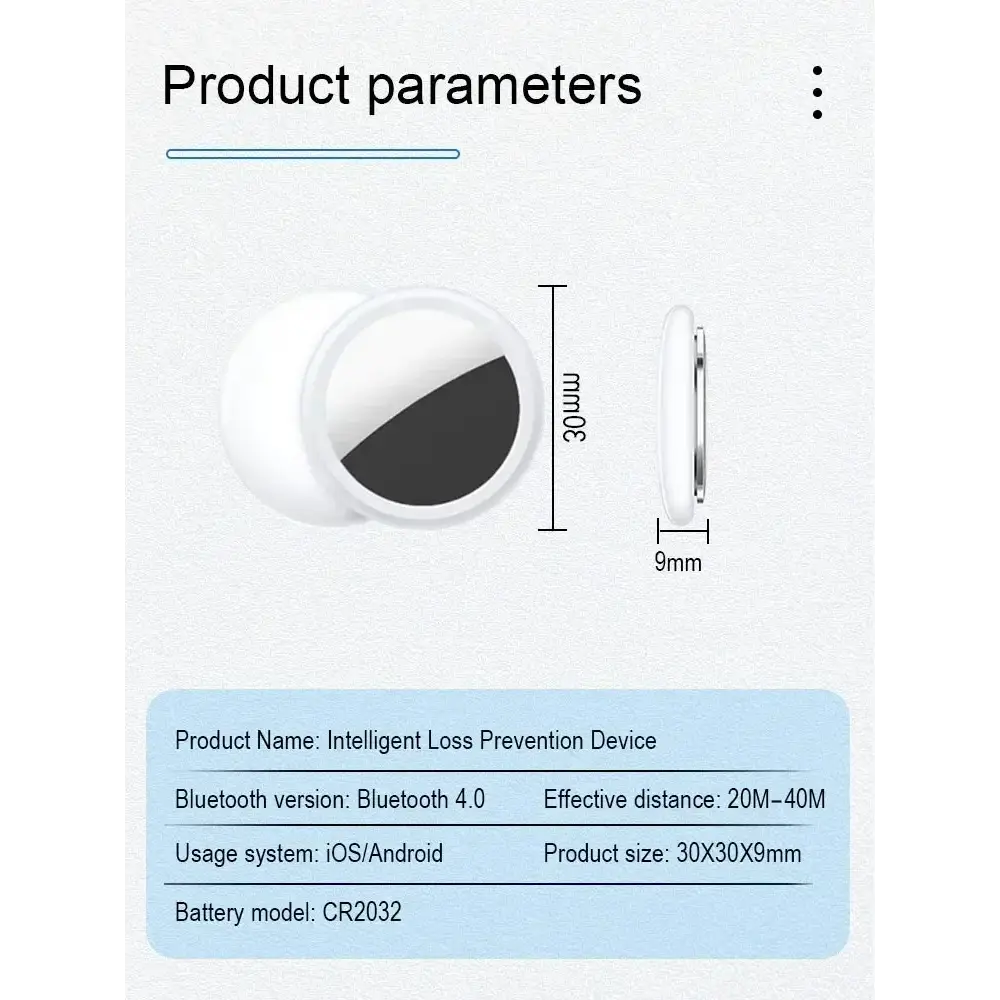 Smart Finder Tracker Key Finder Phone Airtag APP Search With Alarm Real-time Location Children Positioning Pet Locator