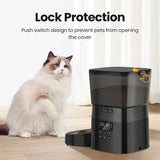 Smart Pet Feeder | Automatic Food Dispenser for Cats & Dogs - Dog automatic feeders