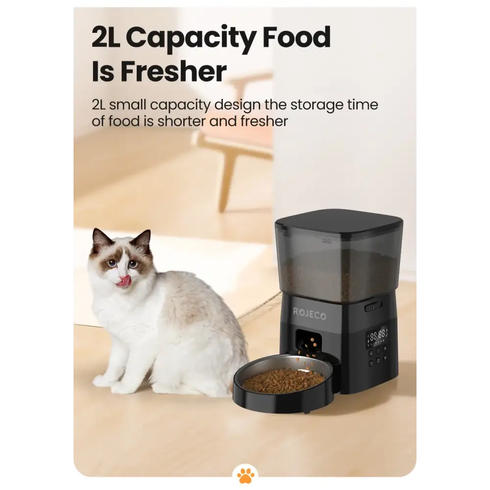 Smart Pet Feeder | Automatic Food Dispenser for Cats & Dogs - Dog automatic feeders