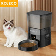 Smart Pet Feeder | Automatic Food Dispenser for Cats & Dogs - Dog automatic feeders