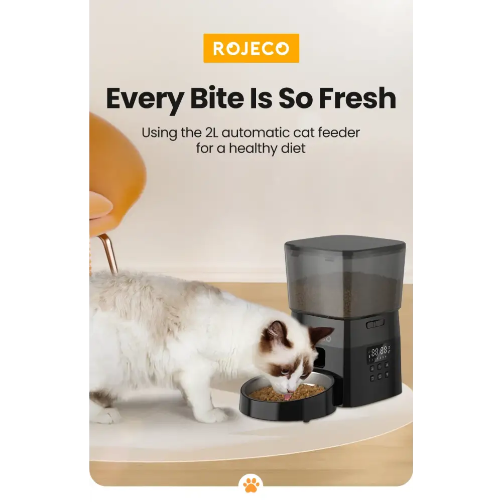 Smart Pet Feeder | Automatic Food Dispenser for Cats & Dogs - Dog automatic feeders