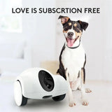 Smart WiFi Pet Feeder | Laser Camera Robot Companion Toy - WHITE - Dog automatic feeders