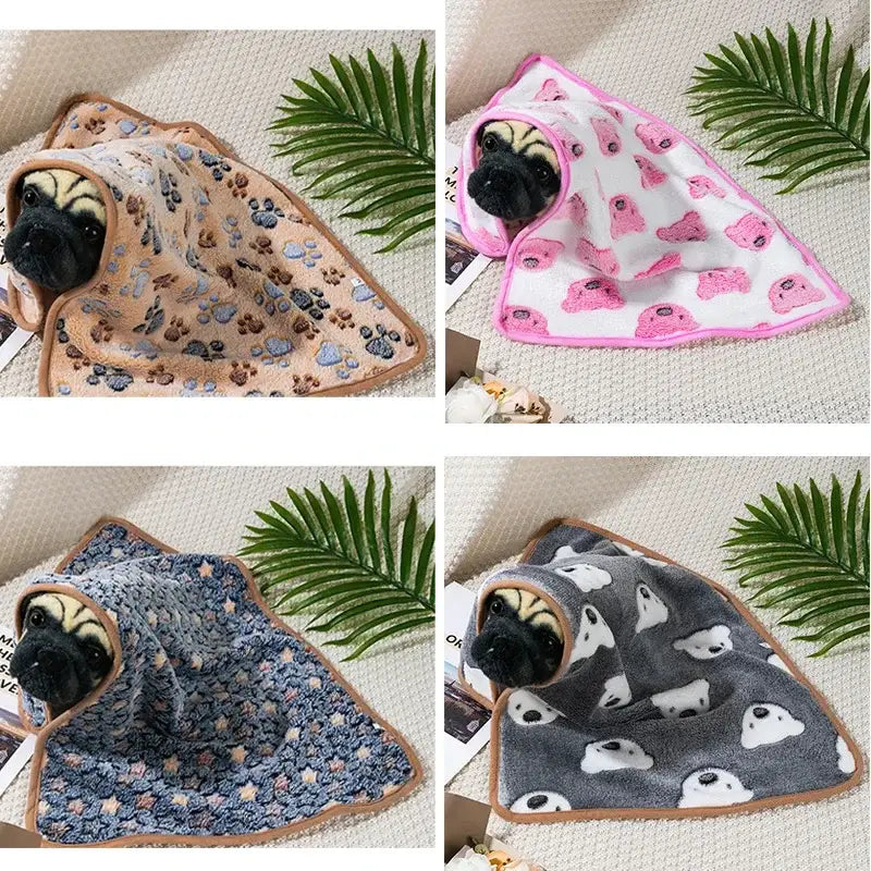 Soft Pet Sleeping Blanket Soft Fluffy Dog Blanket Warm Breathable Cat Cover Blanket Comfortable Sleeping Sheet Mat Pet